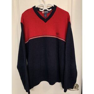 Chaps Ralph Lauren XL Men’s V-Neck Knit Sweater Vintage
